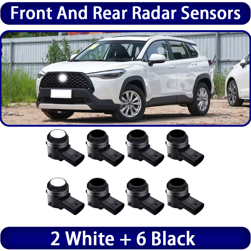 for Toyota Corolla Cross XG10 2020 2021 2022 OEM Car Parking Sensor Kit Buzzer Alarm Reverse Radar Detector System