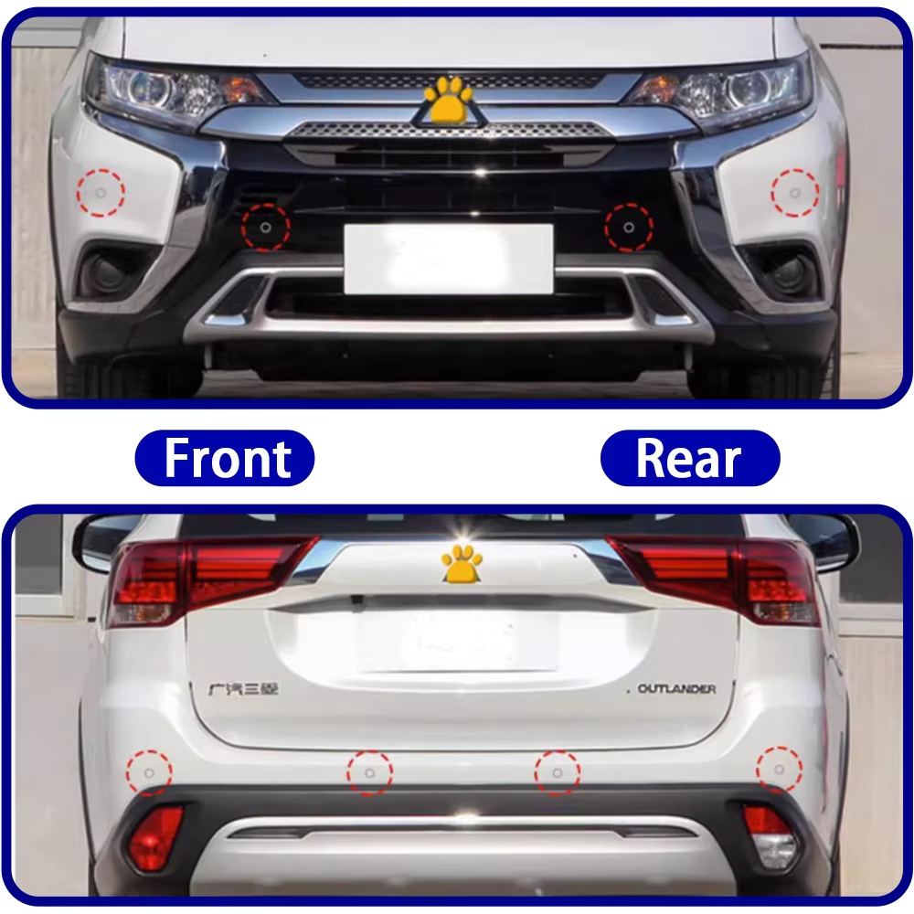 for Mitsubishi Outlander Eclipse Cross GF GG ZJ ZK ZL GK GL YA OEM Car Parking Sensor Kit Buzzer Alarm Reverse Radar Detector System