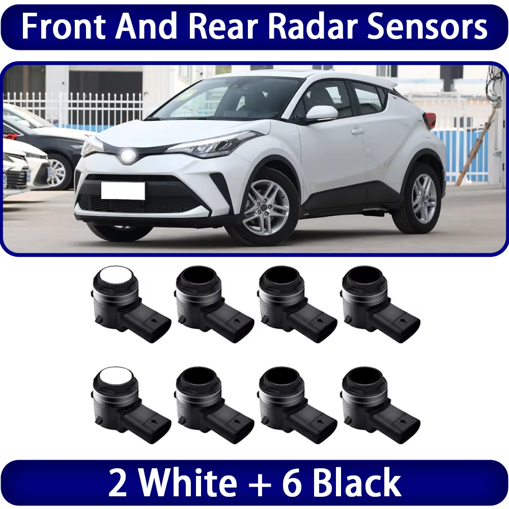 for Toyota CHR C-HR C HR AX10 AX50 2016-2023 OEM Car Parking Sensor Kit Buzzer Alarm Reverse Radar Detector System