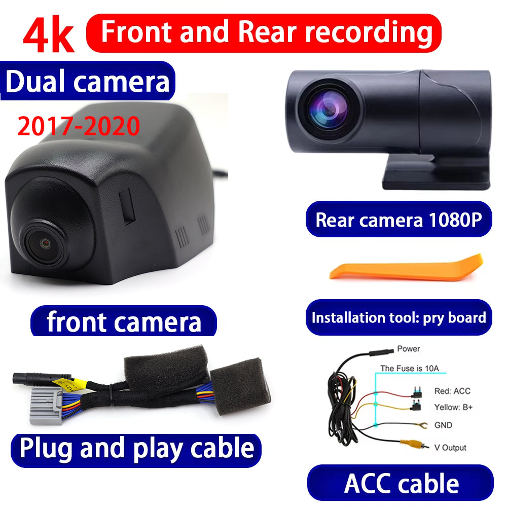 for Land Rover Range Rover Velar L560 2017-2025 4K Dash Cam Wifi Camera Video Recorder