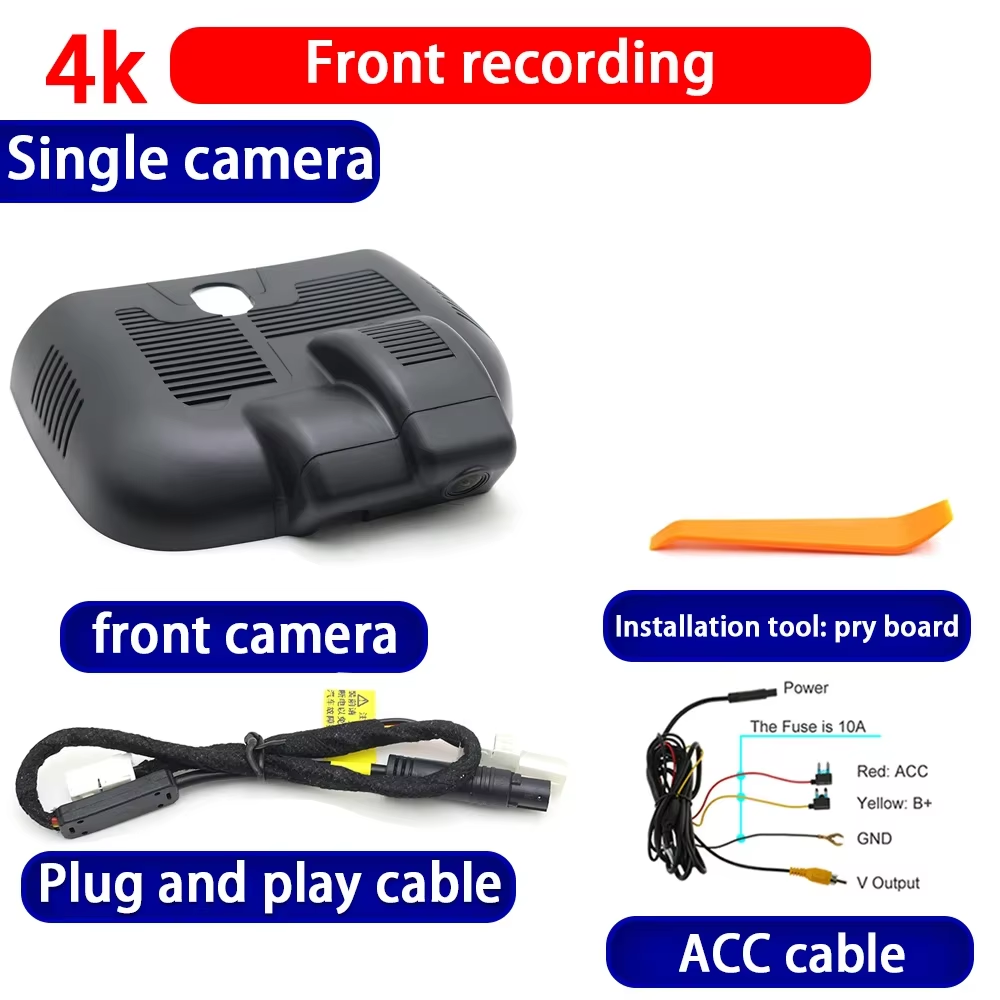 for Mercedes Benz GLA H247 Facelift 2024 2025 4K Dash Cam Wifi Camera Video Recorder