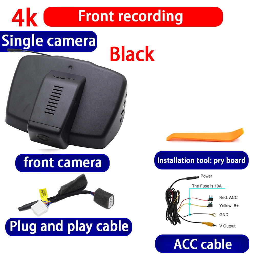 for Jeep Renegade 2015-2025 HUD 4K Dash Cam Wifi Camera Video Recorder