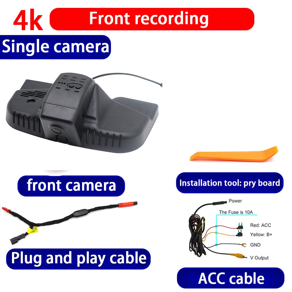 for Lincoln Nautilus CDX707 2023 2024 2025 HUD 4K Dash Cam Wifi Camera Video Recorder
