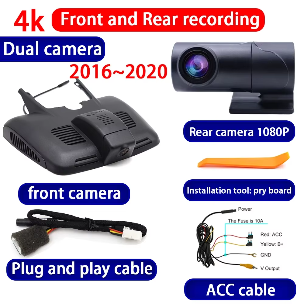 for Mercedes Benz E Class A238 Cabriolet Convertible 2016-2023 4K Dash Cam Wifi Camera Video Recorder