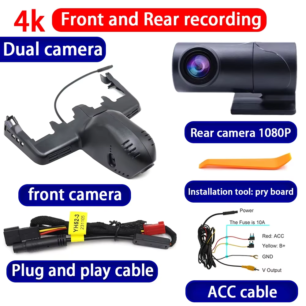 for BMW 8 Series G16 Gran Coupe Z4 G29 i4 G26 BEV 2018-2025 4K Dash Cam Wifi Camera Video Recorder
