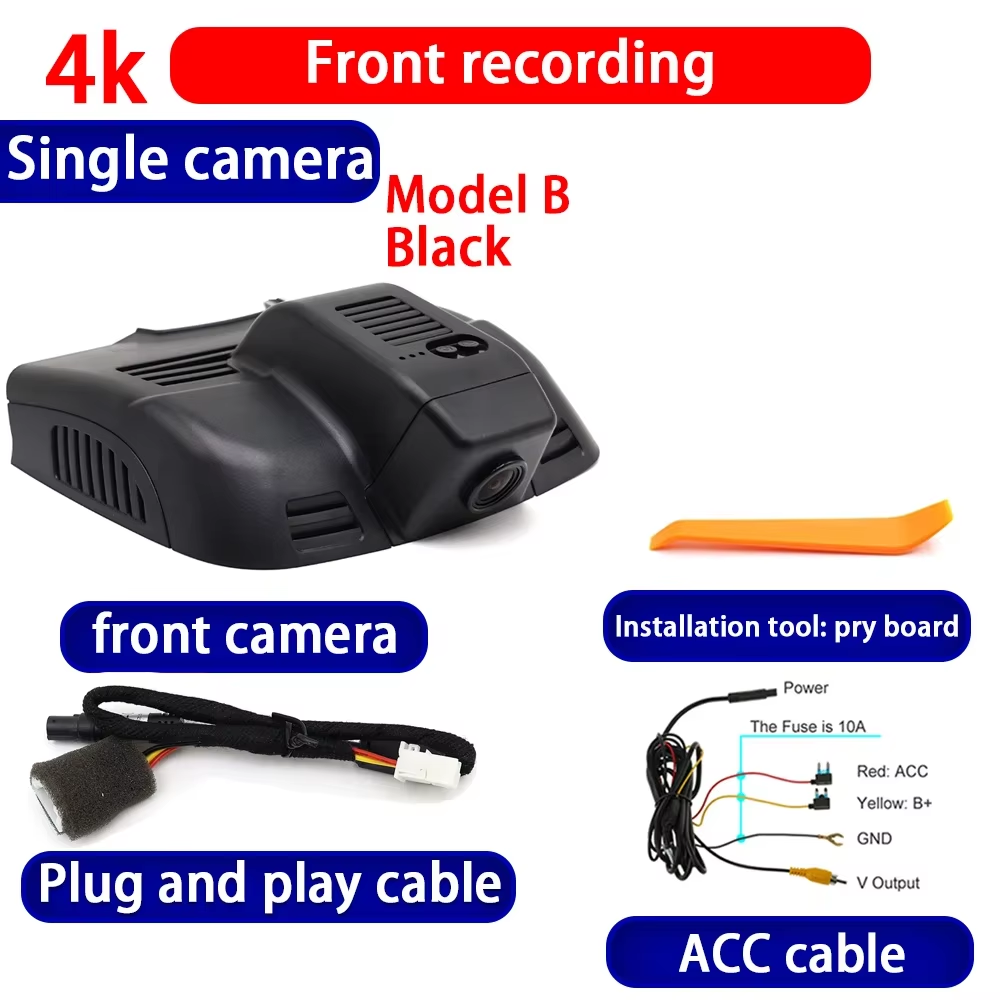 for Mercedes Benz MB C E Class W204 W212 S212 C207 A207 4K Dash Cam Wifi Camera Video Recorder