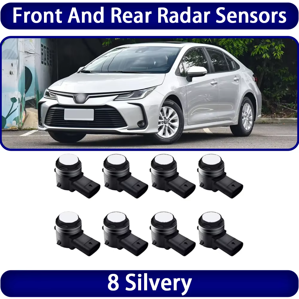 for Toyota Corolla Auris Hybrid E210 2019 2020 2021 2022 OEM Car Parking Sensor Kit Buzzer Alarm Reverse Radar Detector System