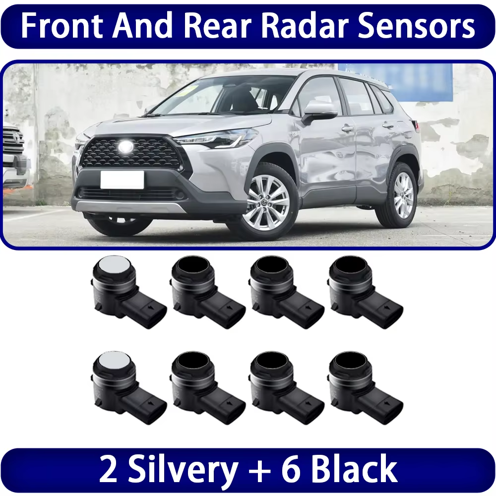 for Toyota Corolla Cross XG10 2020 2021 2022 OEM Car Parking Sensor Kit Buzzer Alarm Reverse Radar Detector System