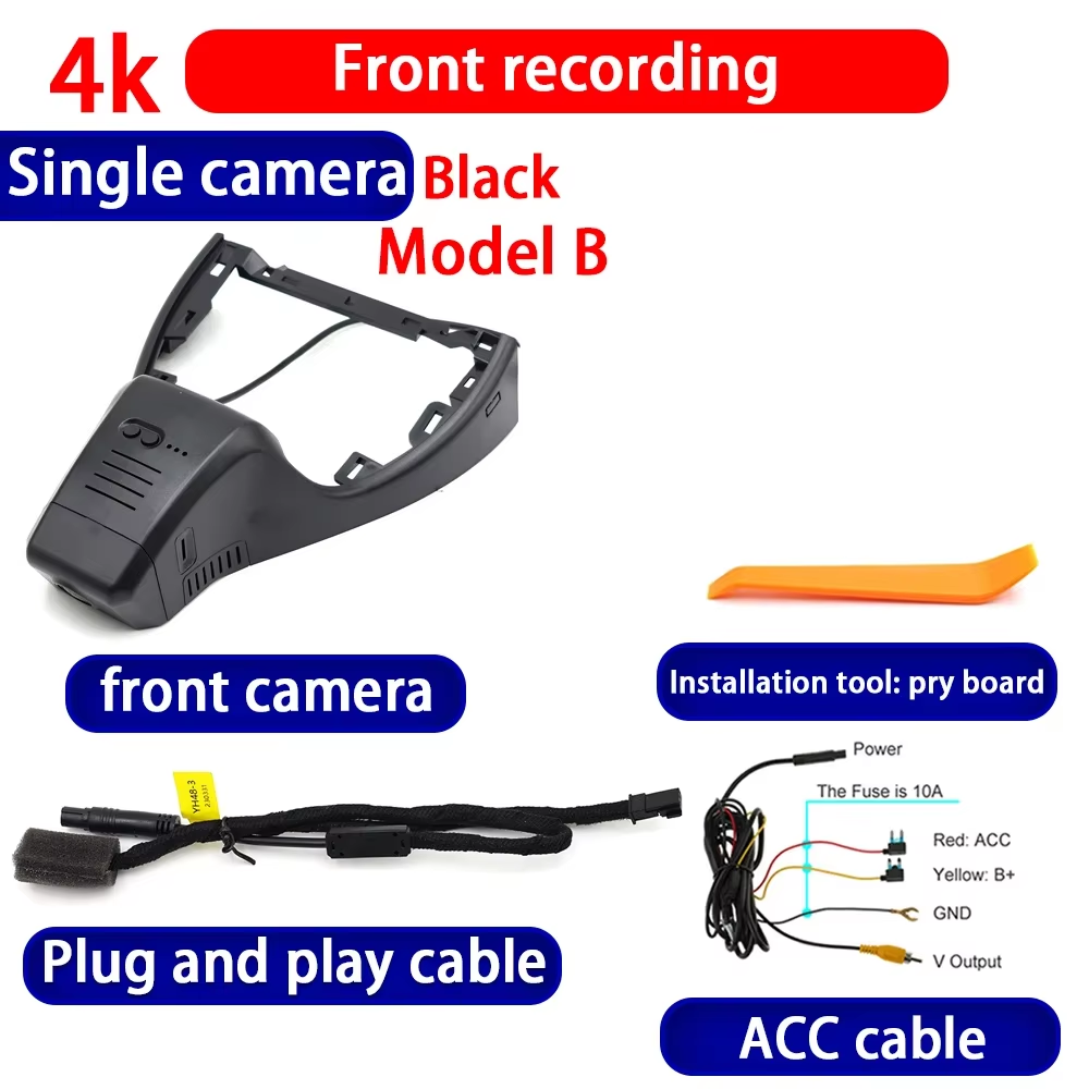 for Volkswagen VW ID.4 ID.5 D.6 ID6 ID4 ID5 ID 4 5 6 2020-2025 4K Dash Cam Wifi Camera Video Recorder