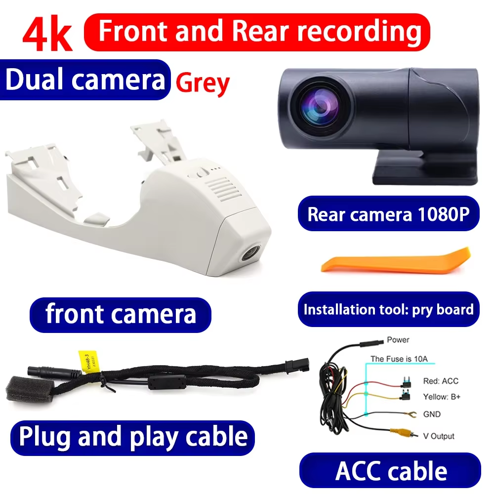for Volkswagen VW Jetta Vento A7 2019-2025 4K Dash Cam Wifi Camera Video Recorder