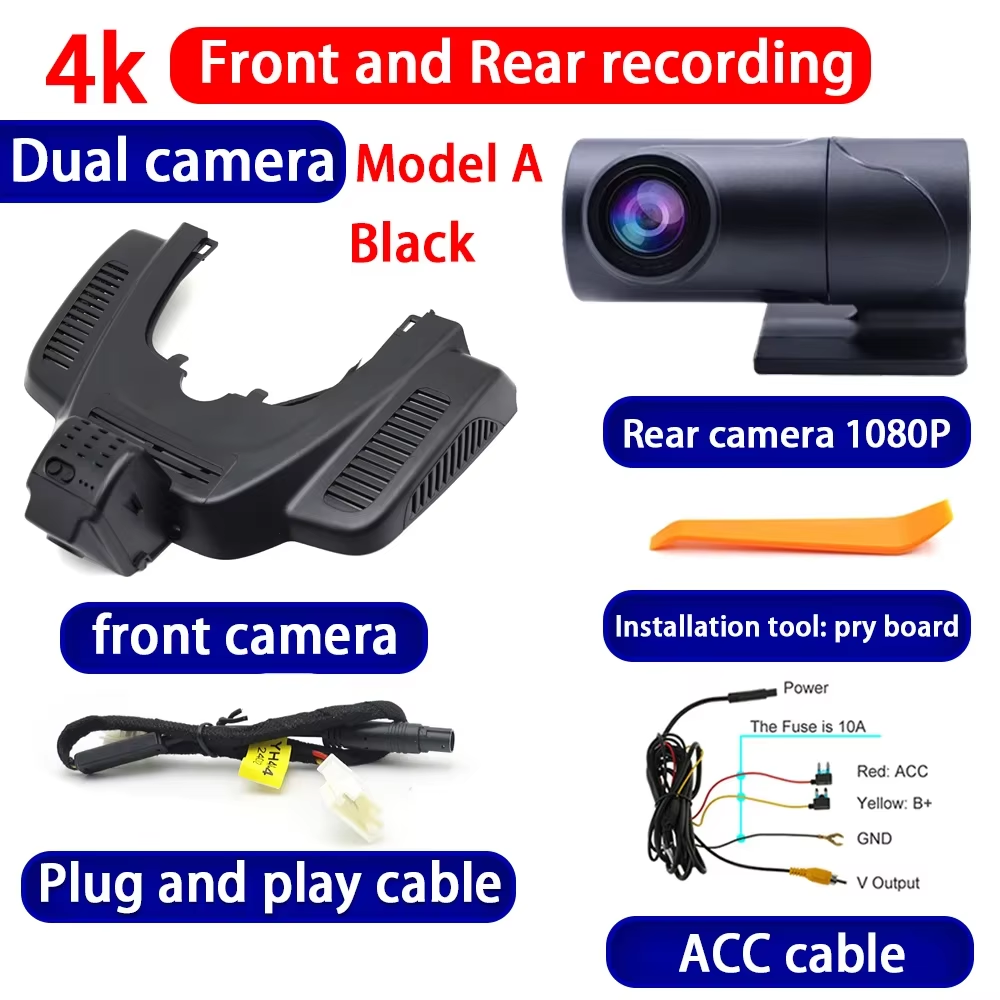 for Mercedes Benz MB GLE W166 GLS X166 2015-2019 4K Dash Cam Wifi Camera Video Recorder