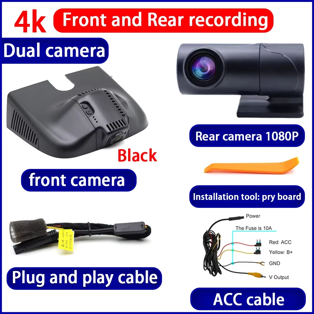 for Mercedes Benz MB M ML GL Class W166 X166 2012-2015 4K Dash Cam Wifi Camera Video Recorder