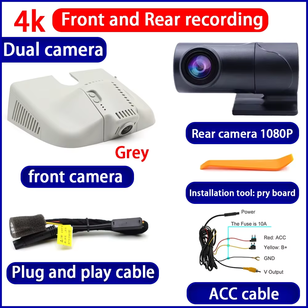for Mercedes Benz MB M ML GL Class W166 X166 2012-2015 4K Dash Cam Wifi Camera Video Recorder