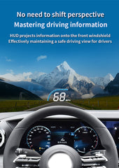 for Mercedes Benz E Class W213 S213 C238 A238 CLS C257 Auto HUD Display Projector Alarm Head Up Display Speedometer