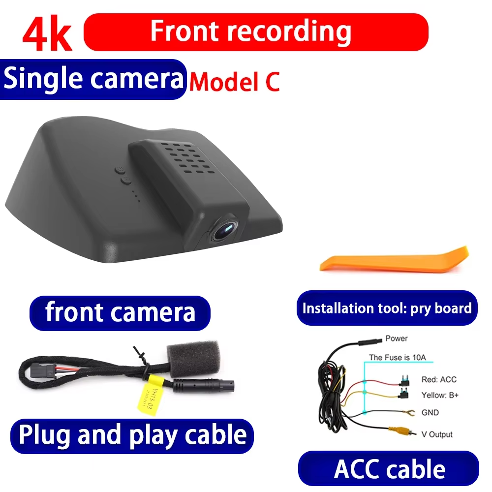 for Jeep Cherokee KL 2014 2015 2016 2017 2018 4K Dash Cam Wifi Camera Video Recorder