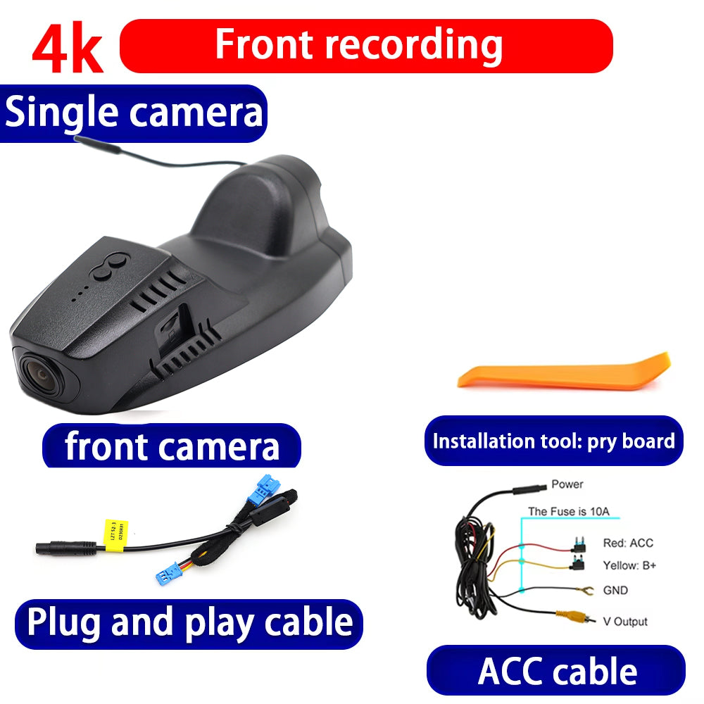 for Ford Kuga Escape 2013 2014 2015 2016 2017 2018 2019 4K Dash Cam Wifi Camera Video Recorder