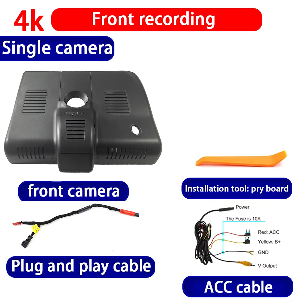 for Cadillac CT5 V CT5-V Facelift 2024 2025 4K Dash Cam Wifi Camera Video Recorder