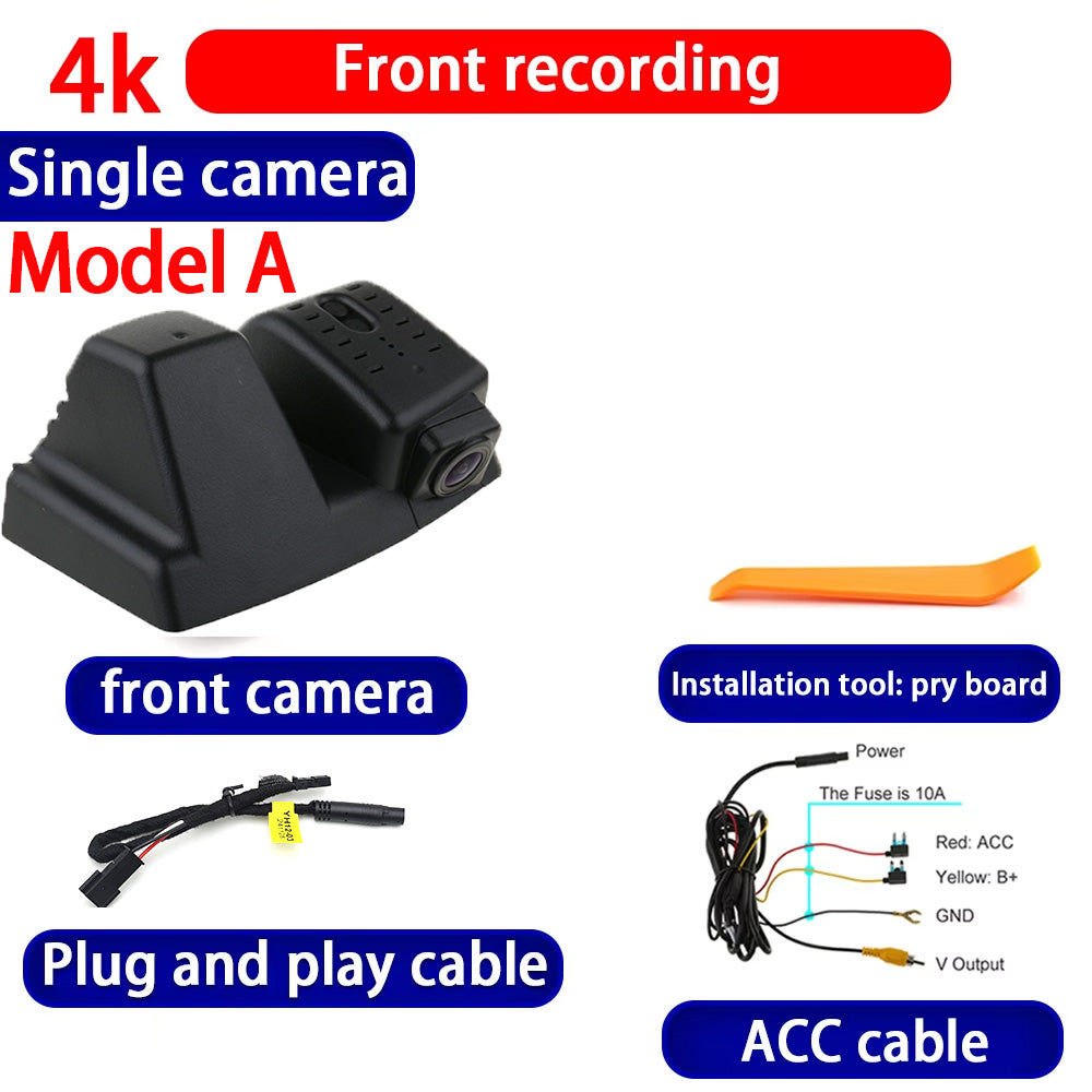 for Ford Edge Endura 2015 2016 2017 2018 2019 2020 2021 2022 2023 2024 4K Dash Cam Wifi Camera Video Recorder