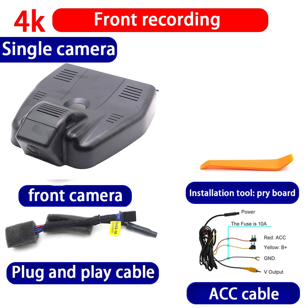 for Cadillac XT4 Facelift 2023 2024 2025 4K Dash Cam Wifi Camera Video Recorder