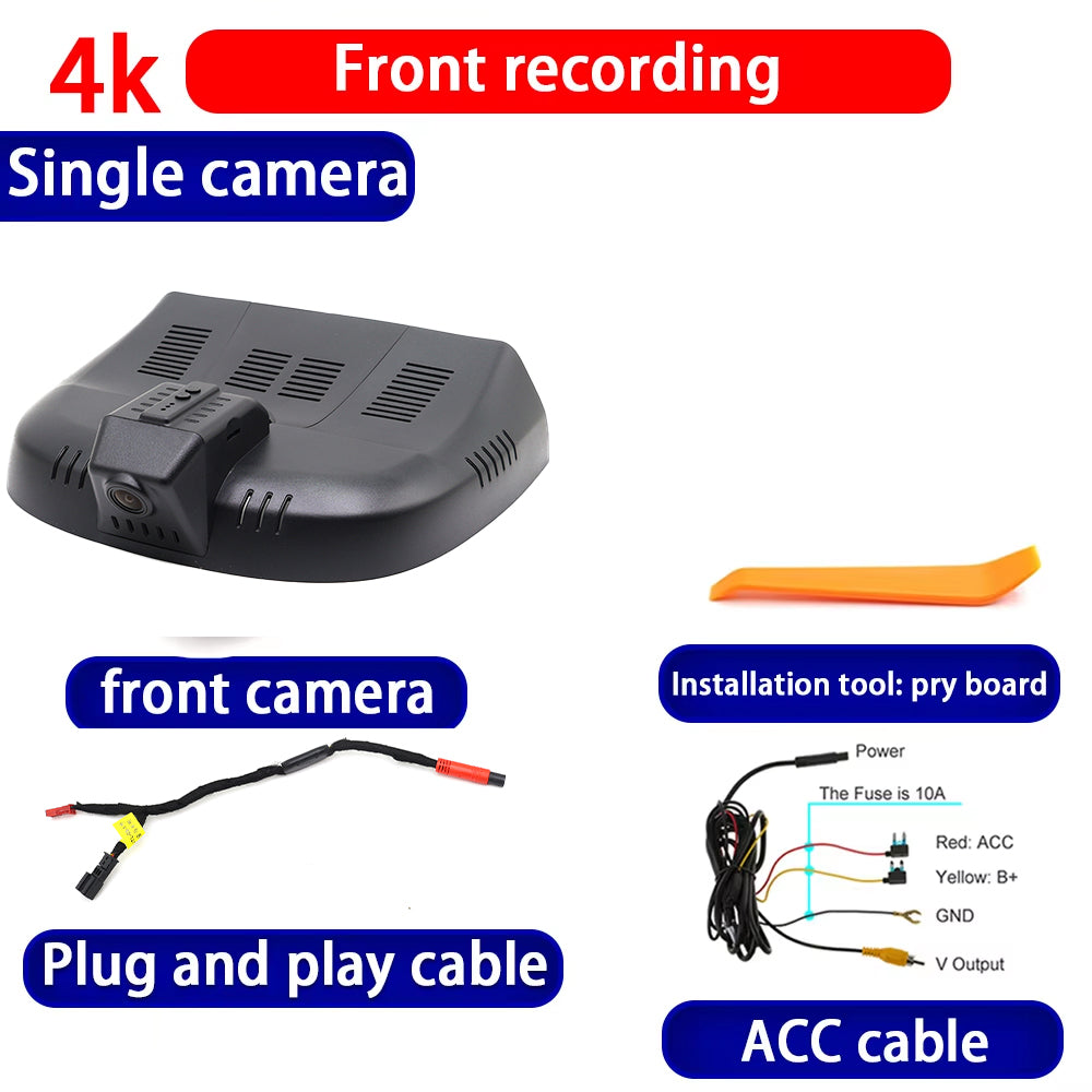 for Cadillac Lyriq 2023 2024 2025 4K Dash Cam Wifi Camera Video Recorder