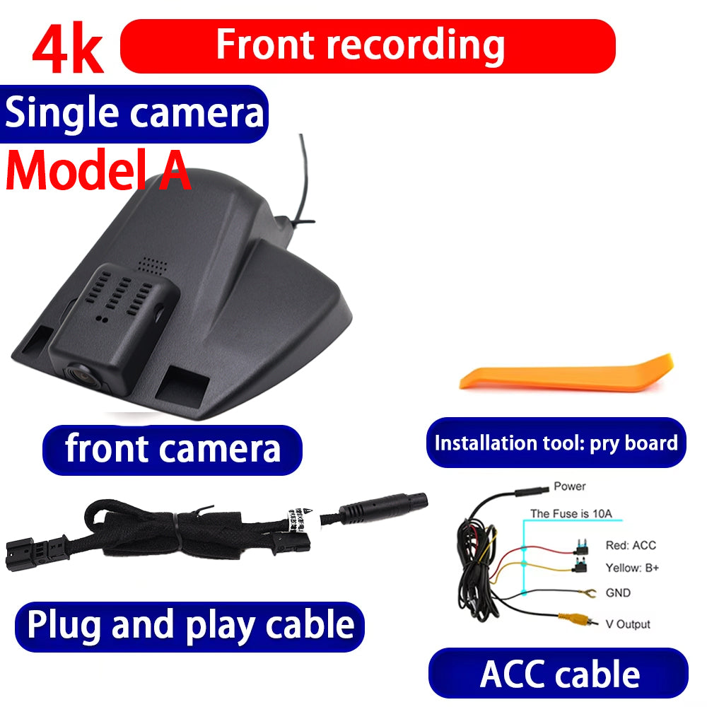 for Ford Mondeo Fusion CD391 2013 2014 2015 2016 2017 2018 2019 2020 2021 2022 4K Dash Cam Wifi Camera Video Recorder
