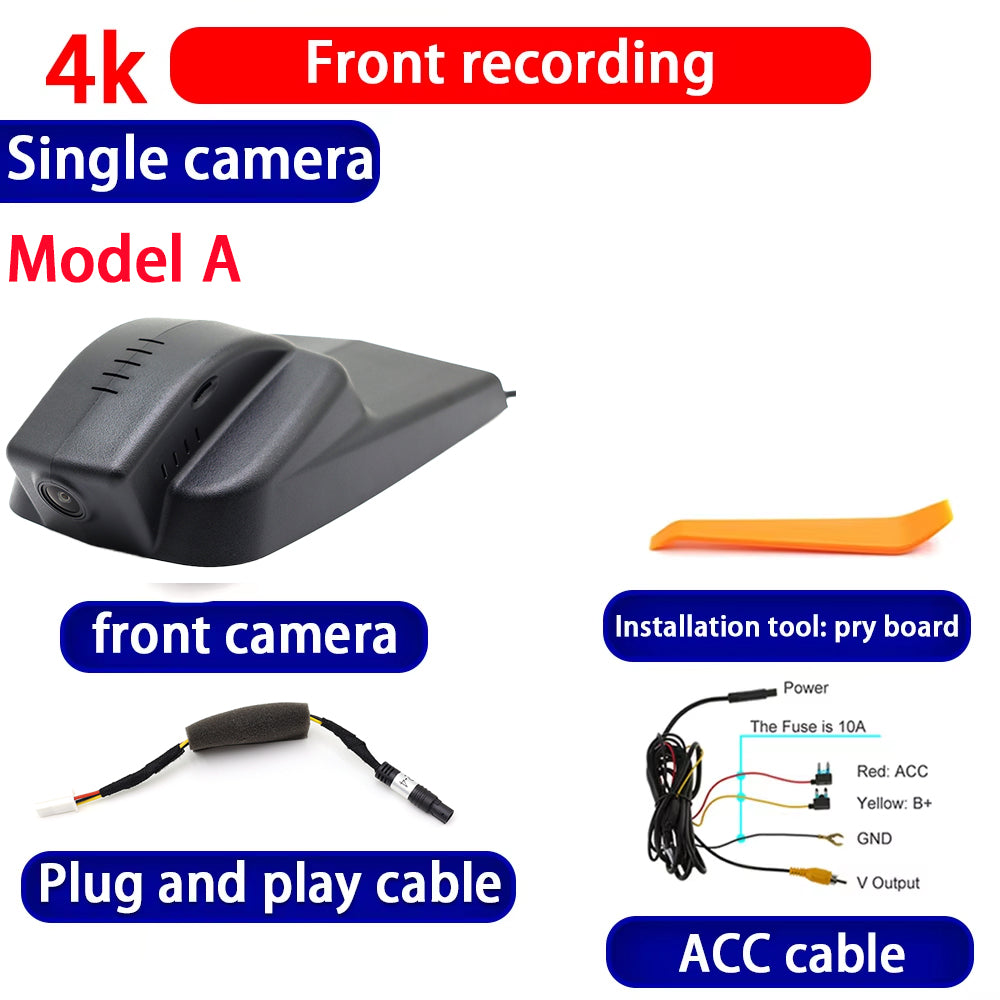 for Geely Emgrand GT Borui GC9 2015-2021 4K Dash Cam Wifi Camera Video Recorder