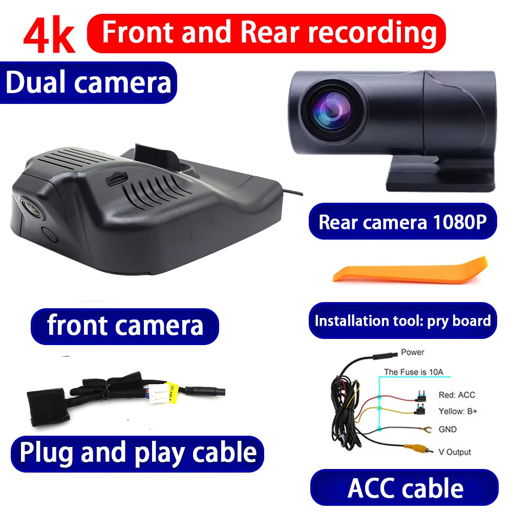 for Honda HR-V HRV Vezel HR V RV e:Ny1 e:N1 eNy1 eN1 e Ny1 N1 2160P 4K Dash Cam Wifi Camera Video Recorder