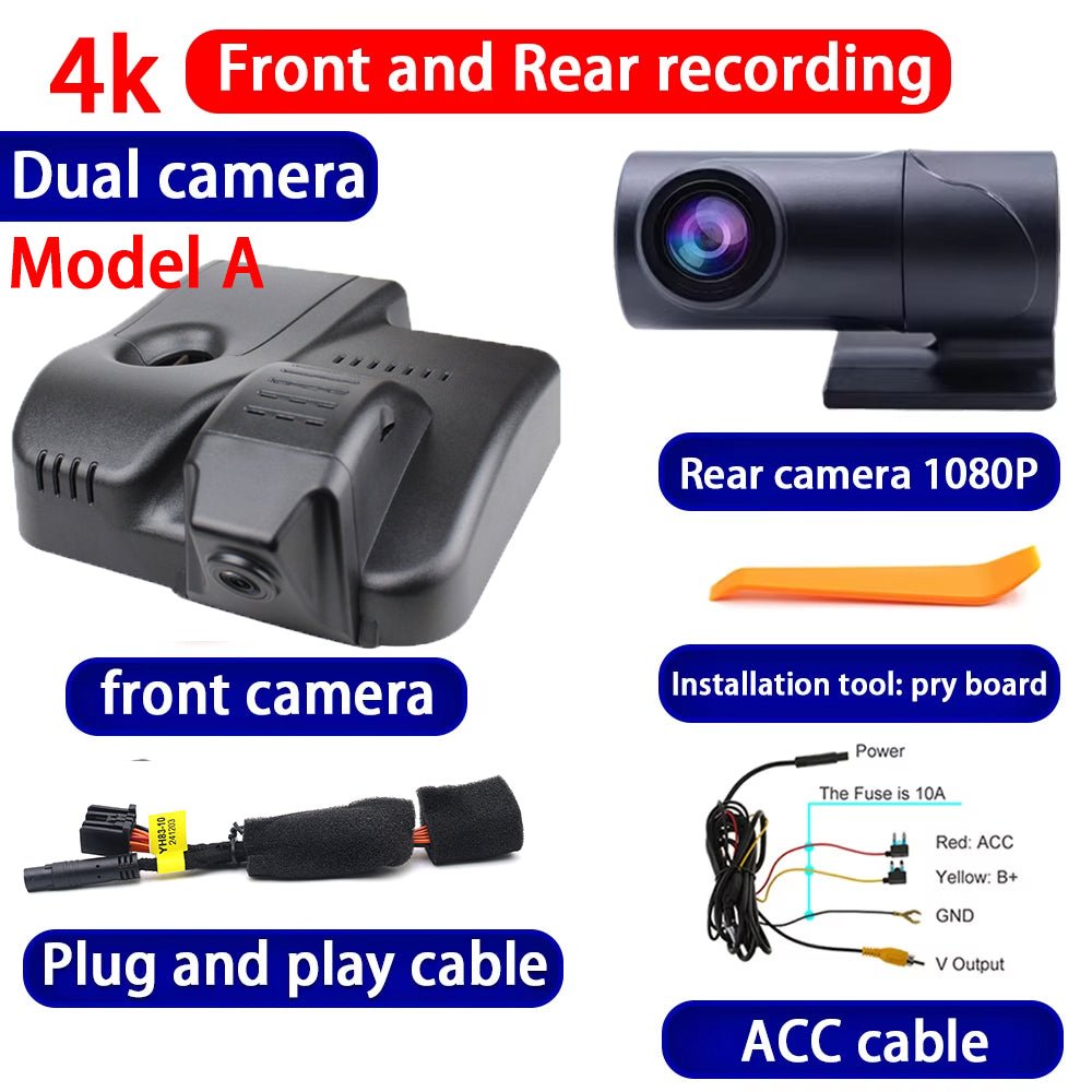 for Buick Envision 2 Mk2 Chevrolet Malibu 4K Dash Cam Wifi Camera Video Recorder