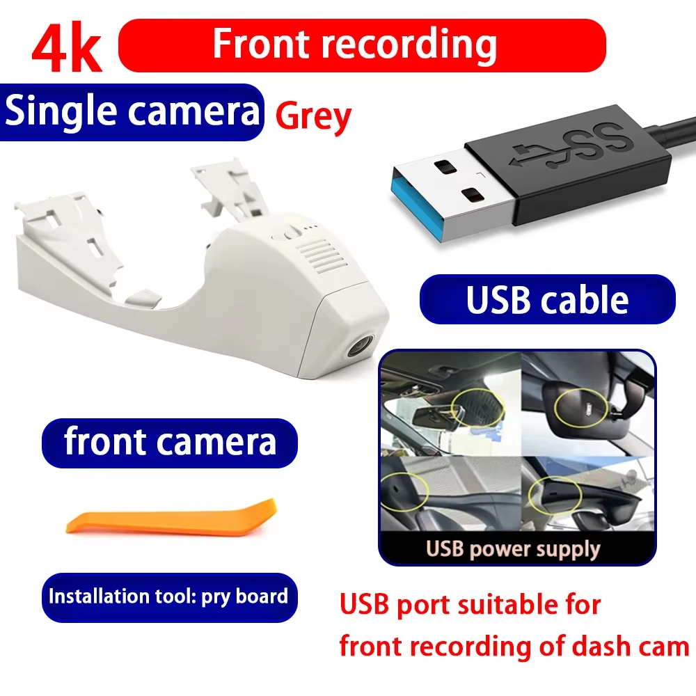 for Volkswagen VW Jetta Vento A7 2019-2025 4K Dash Cam Wifi Camera Video Recorder
