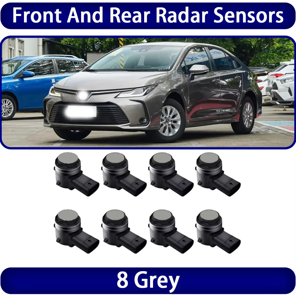 for Toyota Corolla Auris Hybrid E210 2019 2020 2021 2022 OEM Car Parking Sensor Kit Buzzer Alarm Reverse Radar Detector System