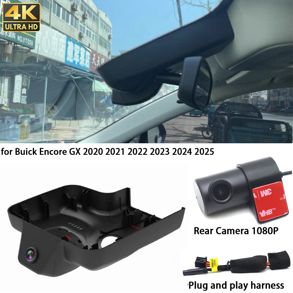 for Buick Encore GX 2020 2021 2022 2023 2024 2025 2160P 4K Dash Cam Wifi Camera Video Recorder