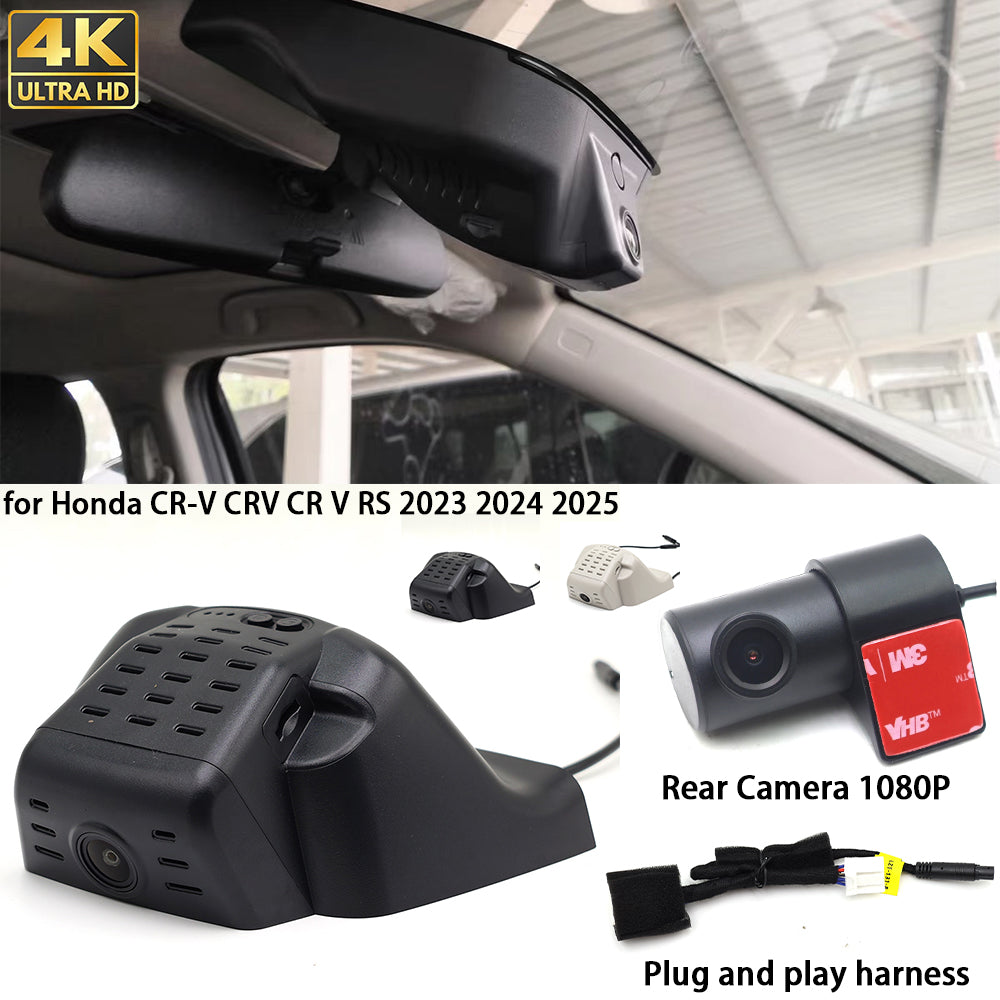 for Honda CR-V CRV CR V RS 2023 2024 2025 2160P 4K Dash Cam Wifi Camera Video Recorder
