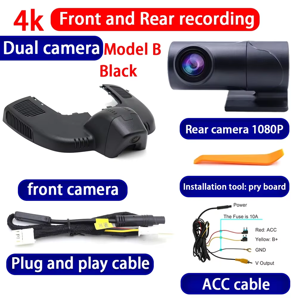for Mercedes Benz MB GLS X167 GLE W167 V167 2019-2025 4K Dash Cam Wifi Camera Video Recorder