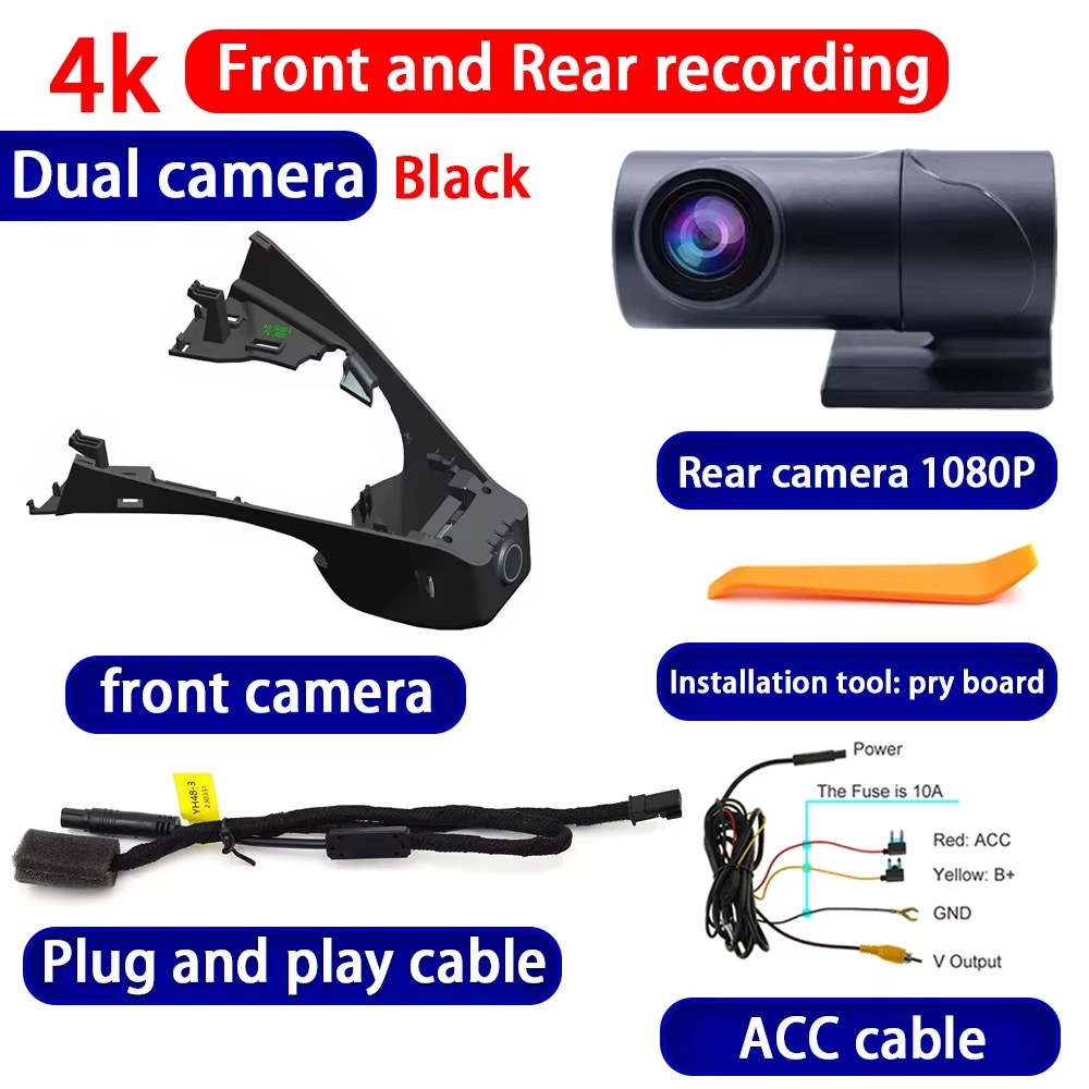 for Volkswagen VW Jetta Vento A7 2019-2025 4K Dash Cam Wifi Camera Video Recorder