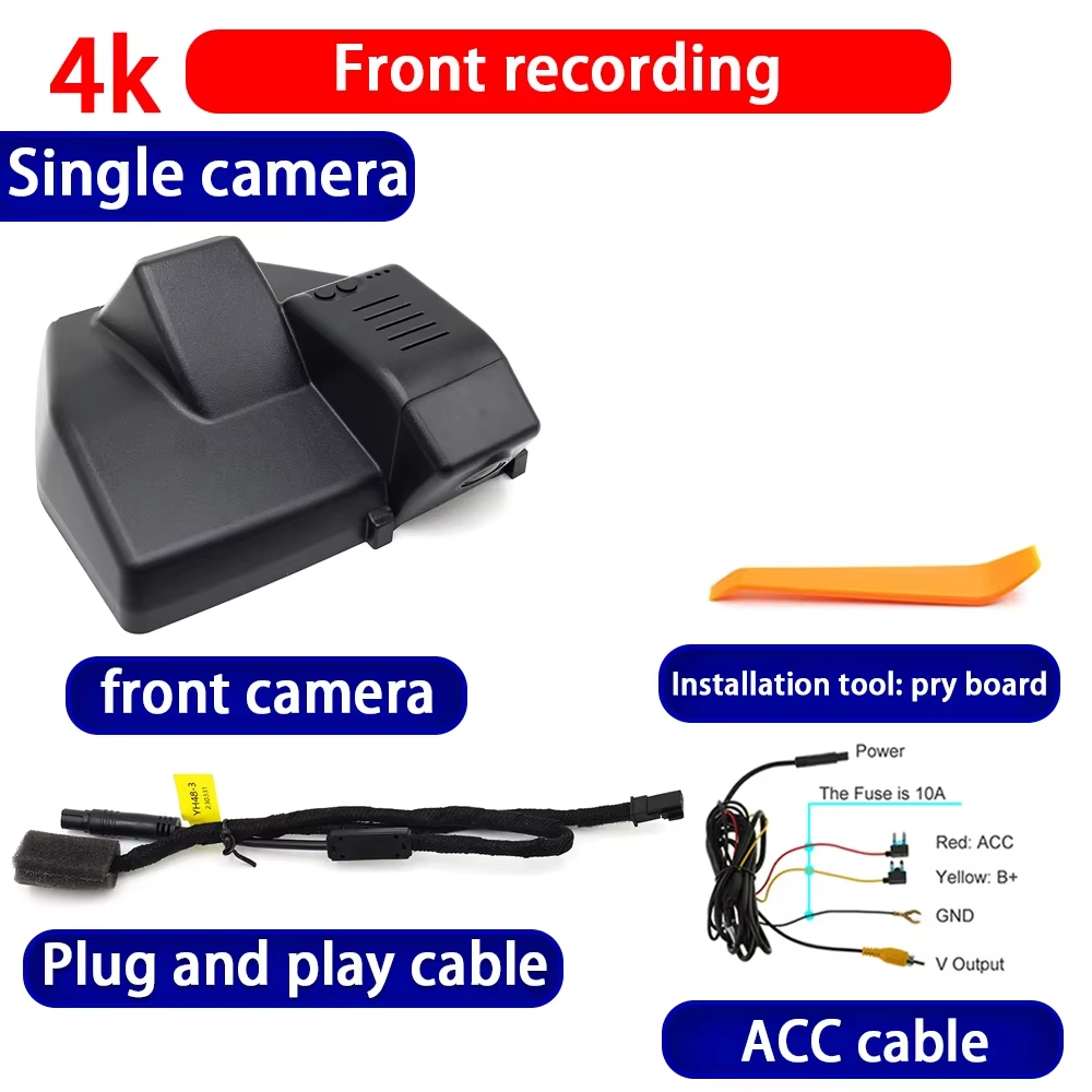 for Volkswagen VW ID.3 ID3 ID 3 Cupra Born 2019-2025 4K Dash Cam Wifi Camera Video Recorder