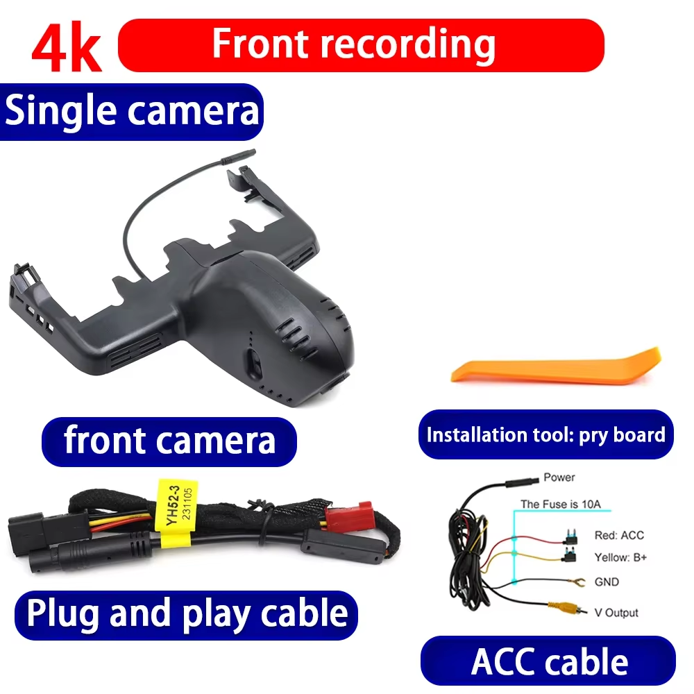 for BMW 8 Series G16 Gran Coupe Z4 G29 i4 G26 BEV 2018-2025 4K Dash Cam Wifi Camera Video Recorder