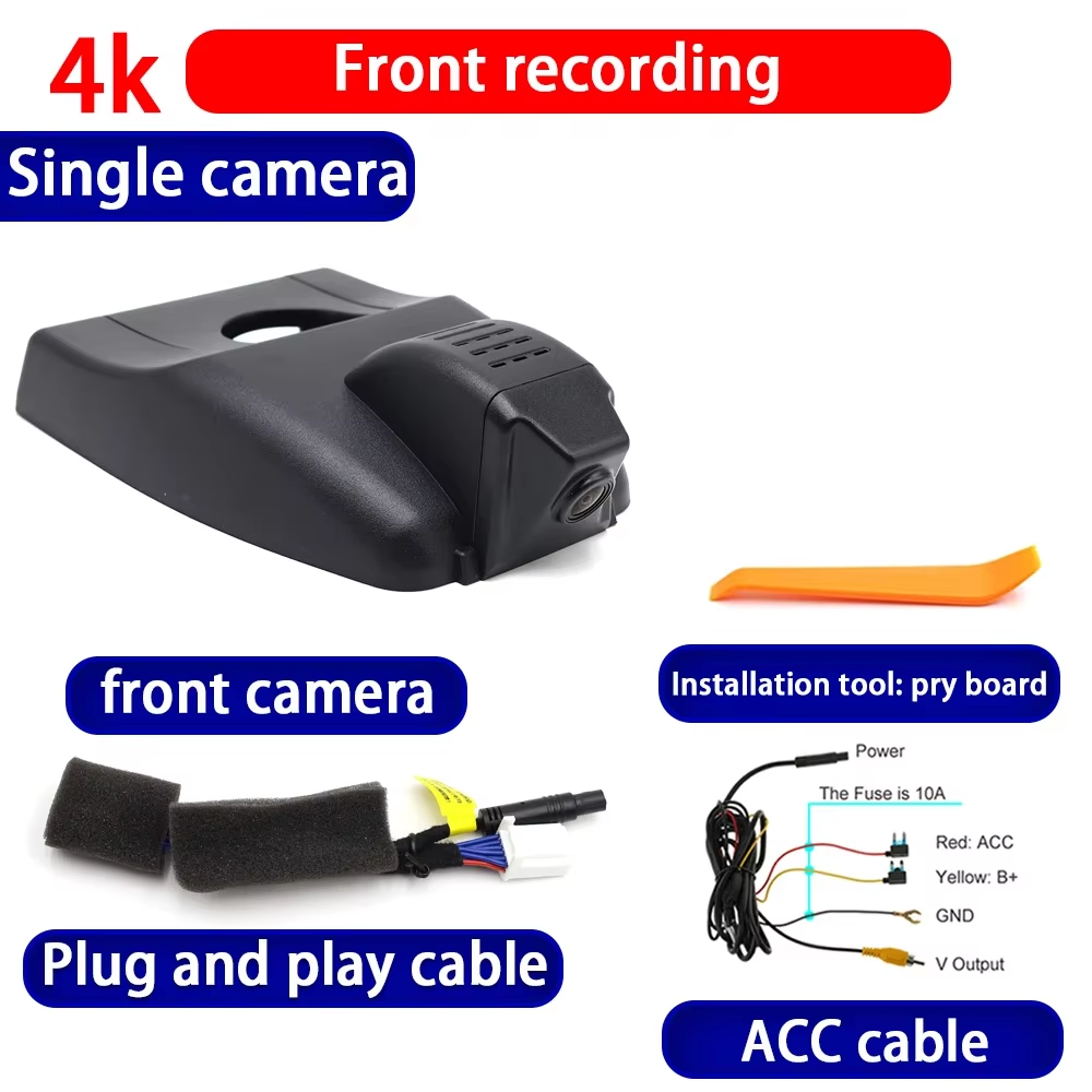for Toyota Vellfire Alphard AH30 Lexus LM LM350 LM300h 2015-2023 4K Dash Cam Wifi Camera Video Recorder