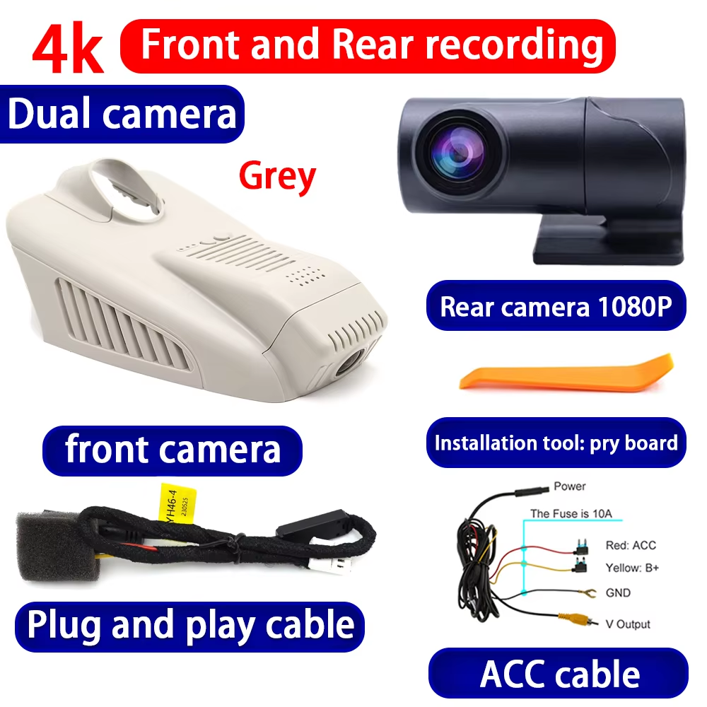 for Mercedes Benz MB E C Class W205 S205 C205 W213 S213 GLC X253 C253 4K Dash Cam Wifi Camera Video Recorder
