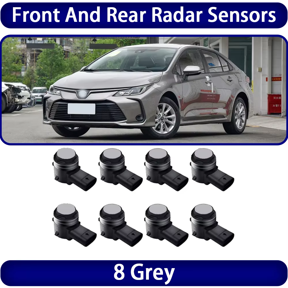 for Toyota Corolla Auris Hybrid E210 2023 2024 2025 OEM Car Parking Sensor Kit Buzzer Alarm Reverse Radar Detector System
