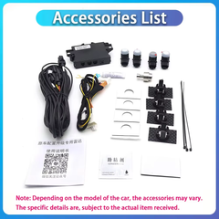 for Nissan Murano Z52 2015-2024 OEM Car Parking Sensor Kit Buzzer Alarm Reverse Radar Detector System