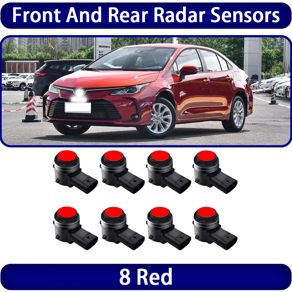 for Toyota Corolla Auris Hybrid E210 2019 2020 2021 2022 OEM Car Parking Sensor Kit Buzzer Alarm Reverse Radar Detector System