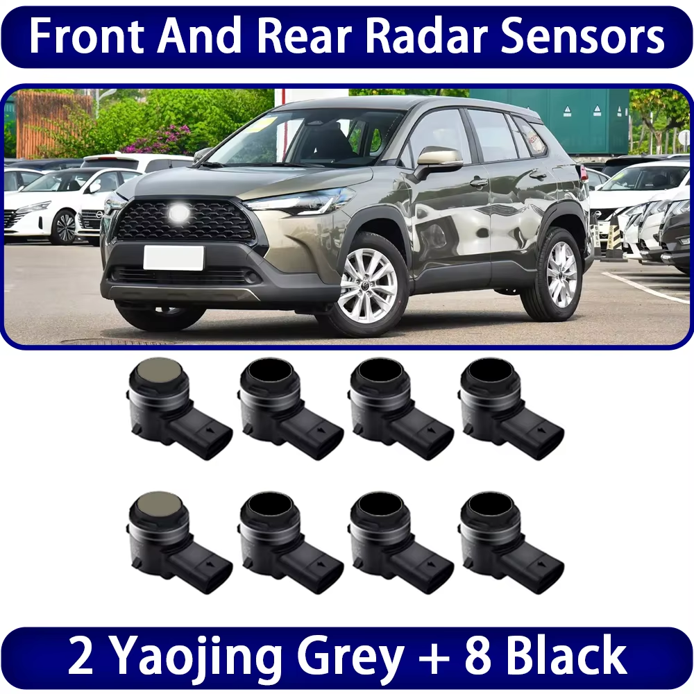 for Toyota Corolla Cross XG10 2023 2024 2025 OEM Car Parking Sensor Kit Buzzer Alarm Reverse Radar Detector System