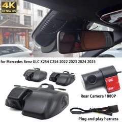 for Mercedes Benz GLC X254 C254 2022 2023 2024 2025 4K Dash Cam Wifi Camera Video Recorder