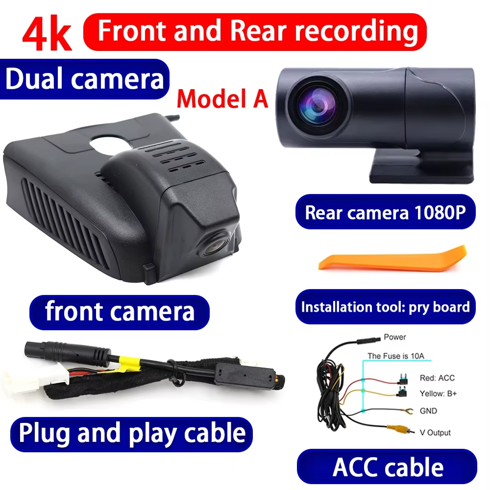 for Mercedes Benz MB CLA GLA A Class W177 V177 C118 H247 4K Dash Cam Wifi Camera Video Recorder