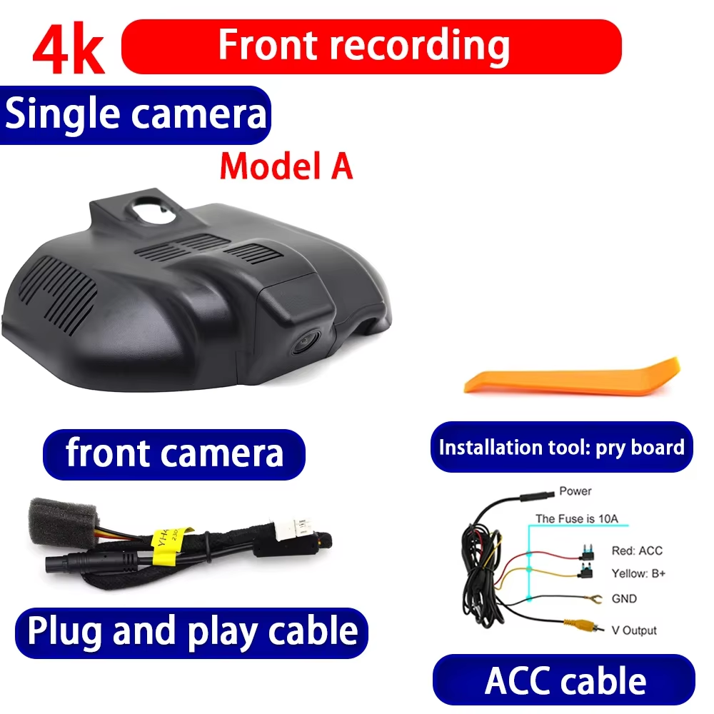 for Mercedes Benz C Class W206 S206 2022 2023 2024 2025 4K Dash Cam Wifi Camera Video Recorder