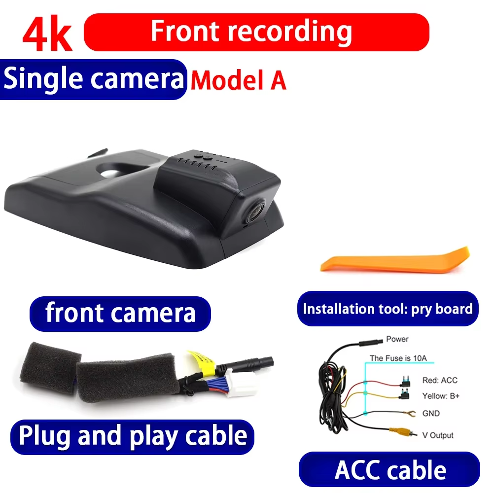 for Toyota Corolla Cross XG10 2020 2021 2022 2023 2024 2025 4K Dash Cam Wifi Camera Video Recorder