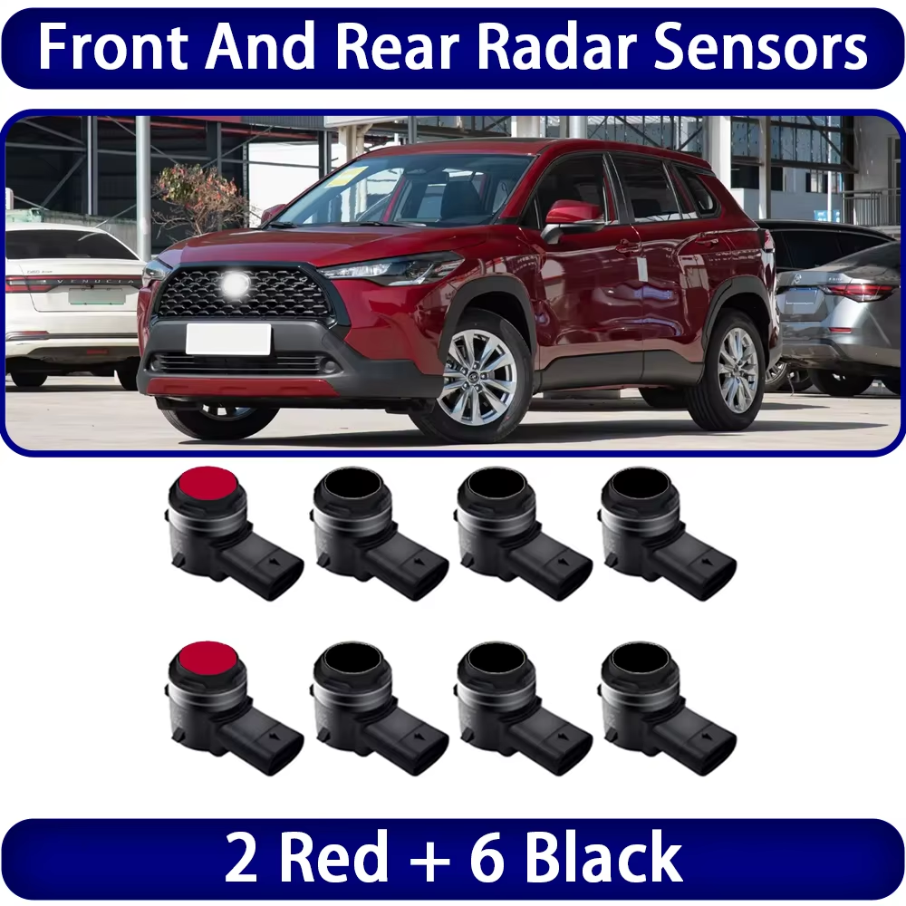 for Toyota Corolla Cross XG10 2023 2024 2025 OEM Car Parking Sensor Kit Buzzer Alarm Reverse Radar Detector System