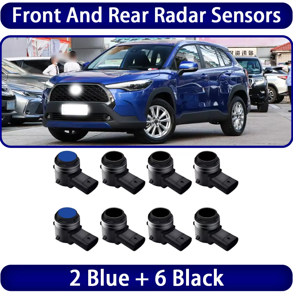 for Toyota Corolla Cross XG10 2020 2021 2022 OEM Car Parking Sensor Kit Buzzer Alarm Reverse Radar Detector System