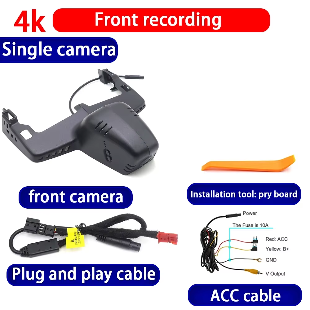 for Mini Hatch Hardtop JCW Countryman Cooper S Sport C F66 F65 F67 U25 4K Dash Cam Wifi Camera Video Recorder