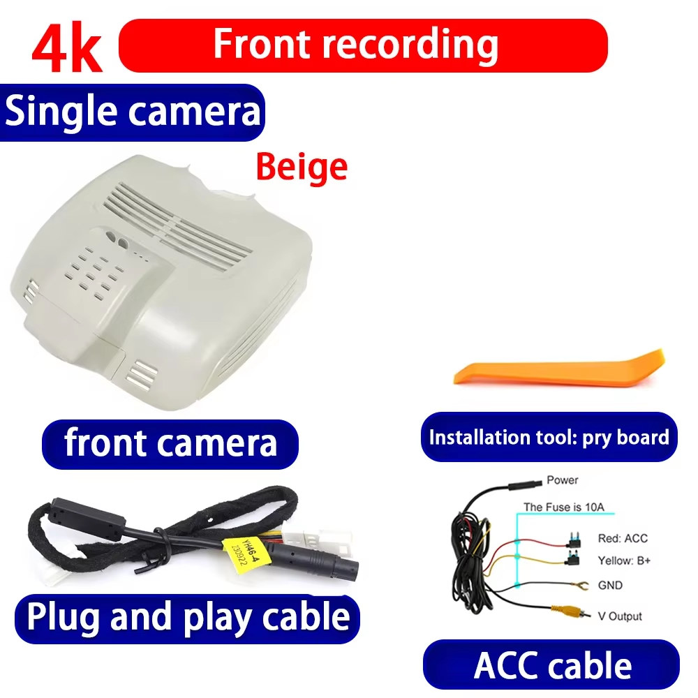for Mercedes Benz E Class W212 S212 C207 CLS C218 GLC X253 C253 4K Dash Cam Wifi Camera Video Recorder